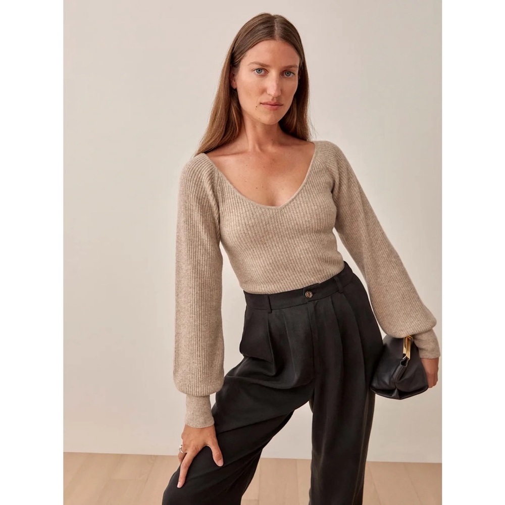 Reformation Hart Cashmere Sweater